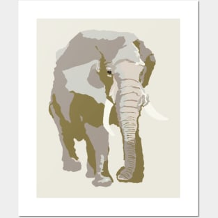 Elephant Contemporary Painting Digital Posters and Art